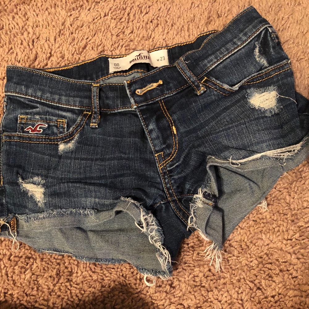 Hollister jean shorts